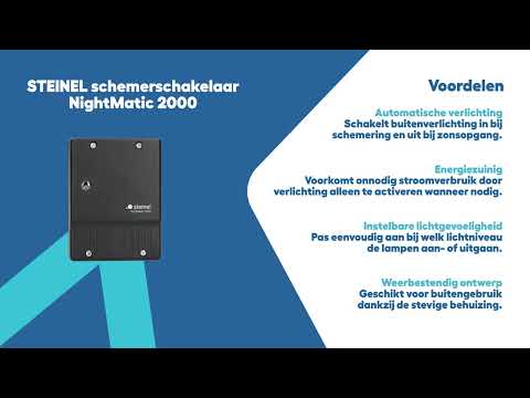 Miniatuur van STEINEL schemerschakelaar opbouw NightMatic 2000 - zwart (550318)..