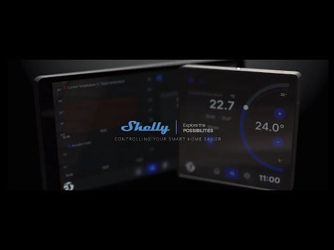 Miniatuur van Shelly wanddisplay X2i 6.95inch bedieningspaneel - zwart (85371091)