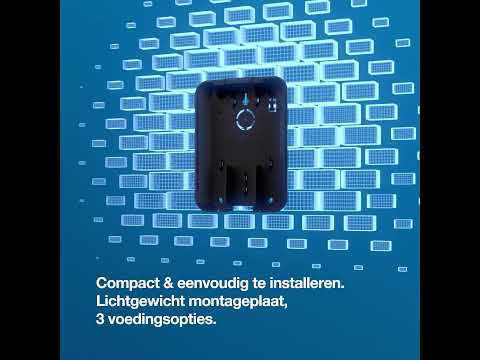 Miniatuur van Hager Witty One laadpaal 11kW type 2 socket - zwart (XVR111S)