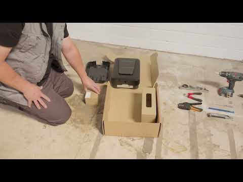 Miniatuur van Hager Witty One laadpaal 11kW type 2 socket - zwart (XVR111S)