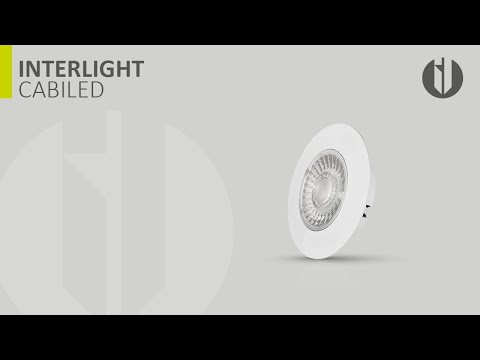 Miniatuur van INTERLight inbouwspot set dimbaar rond geborsteld chroom 4W 260lm 2700K incl. driver Ø65mm - zaagmaat Ø58mm IP44 (IL-CBSET27M)