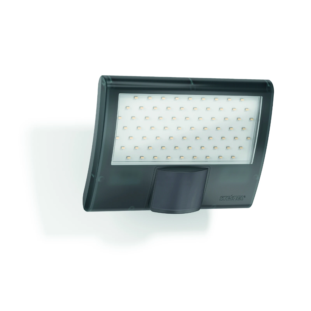 Miniatuur van STEINEL buitenspot met sensor XLED curved S 9.3W 862lm warm wit 3000K zwart (011734)