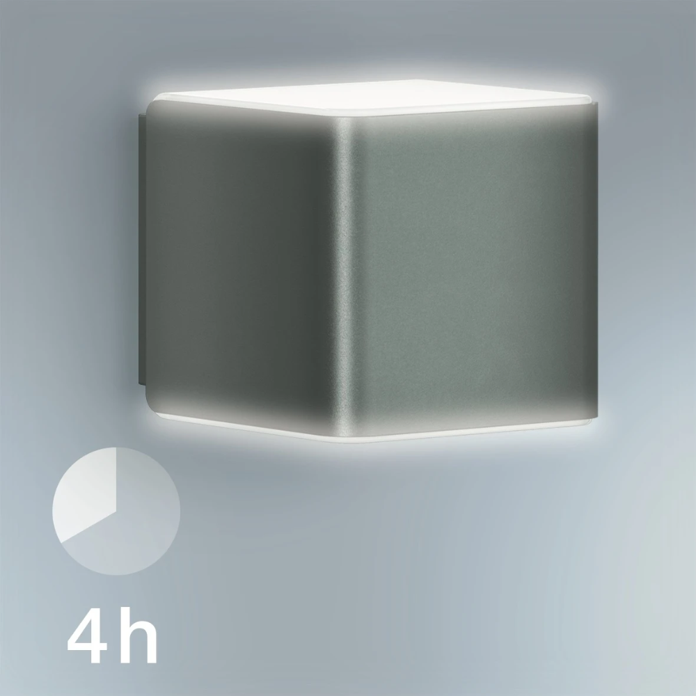 Miniatuur van STEINEL buitenlamp met bewegingsmelder L 840 SC 9.1W 319lm warmwit 3000K antraciet (055530)
