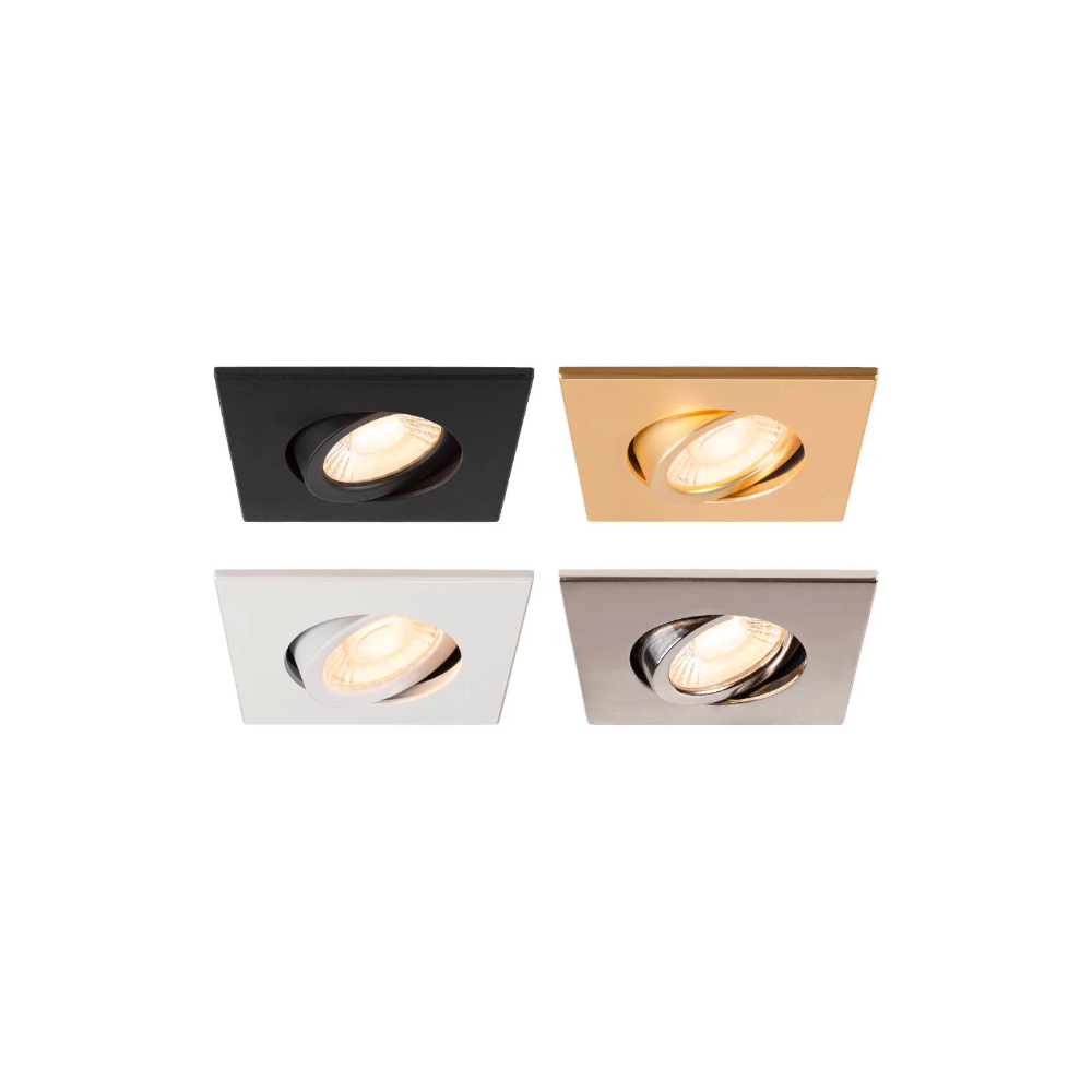 Miniatuur van SLV UNIVERSAL DOWNLIGHT afdekking 88x88mm zwenkbaar vierkant - zwart (1007184)