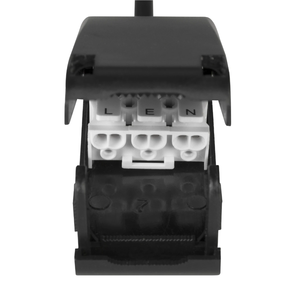 Miniatuur van SLV NEW TRIA inbouwspot GU10 10W vierkant kantelbaar zaagmaat 68mm IP20 zwart (1007372)
