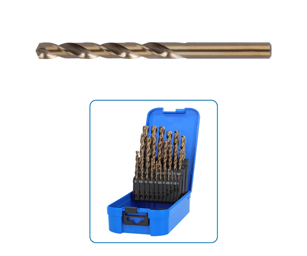 Miniatuur van Labor metaalboren ø1,0-13,0mm HSS- Cobalt 5% spiraal DIN 338 - per 25 delig (AK910025)