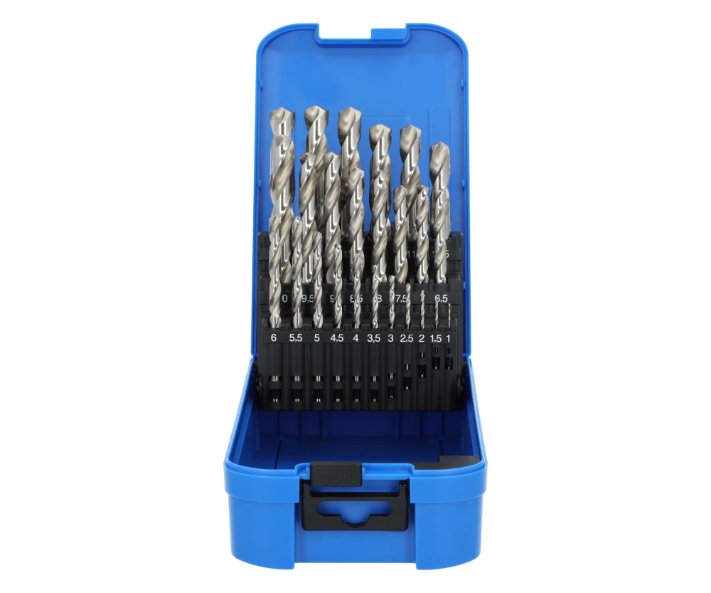 Miniatuur van Labor metaalboren ø1-13mm HSS-Geslepen spiraal DIN 338 - set 25 delig (AL910025)