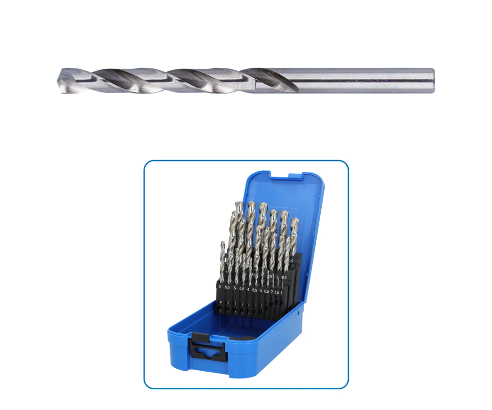 Miniatuur van Labor metaalboren ø1-13mm HSS-Geslepen spiraal DIN 338 - set 25 delig (AL910025)