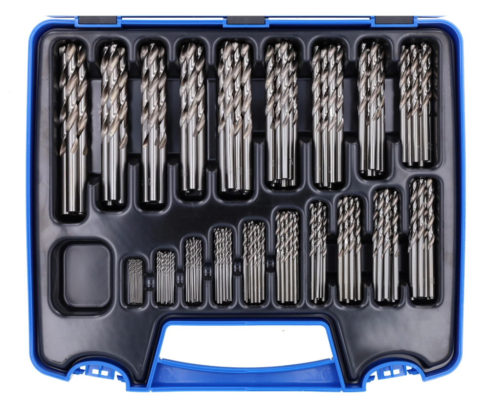 Miniatuur van Labor metaalboren ø1-10mm HSS-Geslepen spiraal DIN 338 - set 170 delig (AL910170)
