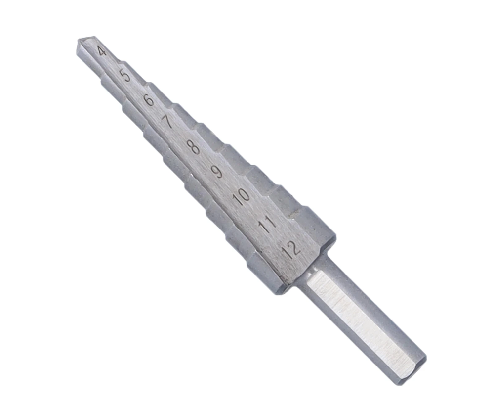 Miniatuur van Labor stappenboor ø4-12x65mm HSS-Geslepen 9 boortrappen (AZ004012)