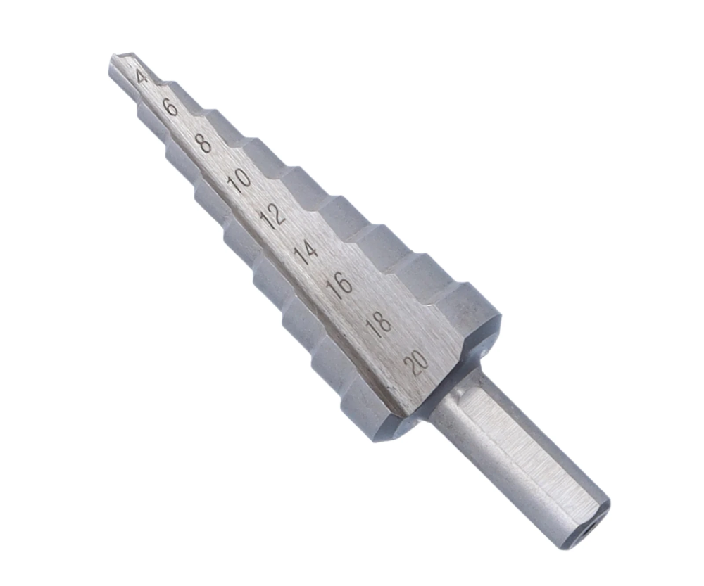 Miniatuur van Labor stappenboor ø4-20x75mm HSS-Geslepen 9 boortrappen (AZ004020)