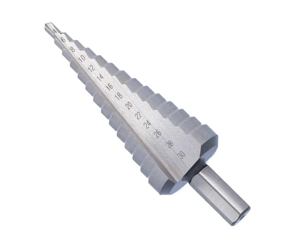 Miniatuur van Labor stappenboor ø4-30x95mm HSS-Geslepen 14 boortrappen (AZ004030)
