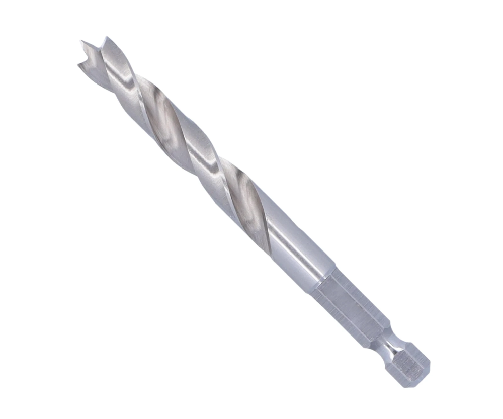 Miniatuur van Labor machinale houtboor ø6,0x55/90mm HSS-Geslepen met 6-kant 1/4" (FA300600)