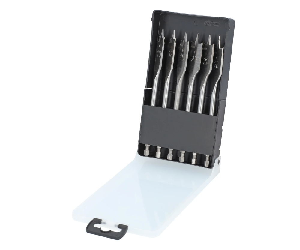 Miniatuur van Labor speedborenset ø12-22,mm extra gehard staal met 6-kant 1/4" - set 6 delig (FB910060)