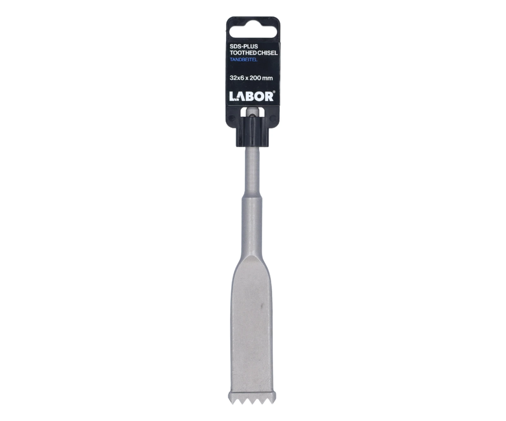 Miniatuur van Labor tandbeitel 32x6x200mm gehard staal SDS-plus (GL002015)