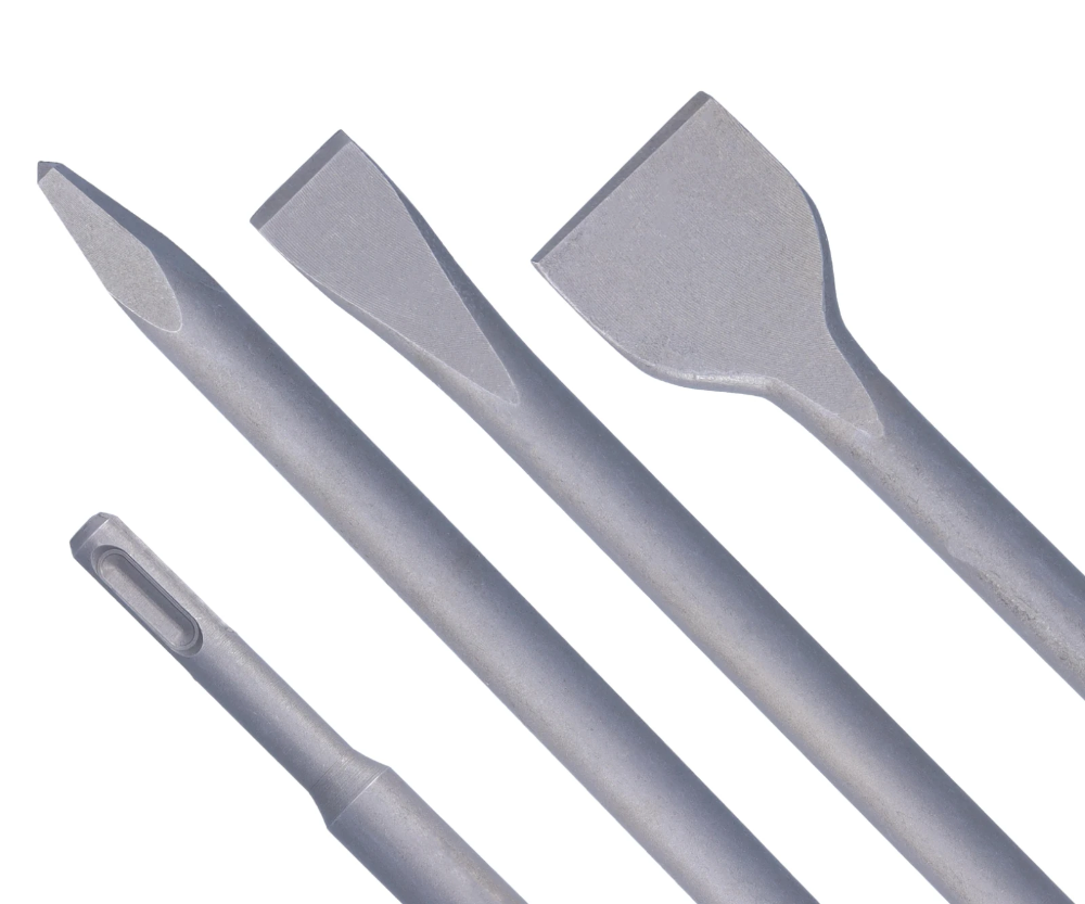 Miniatuur van Labor beitelset punt, vlak en spade gehard staal SDS-plus - set 3 delig (GL910003)