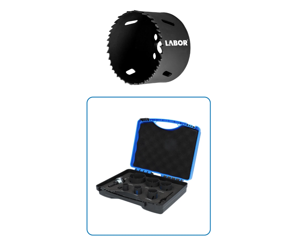 Miniatuur van Labor gatzagenset elektriciën ø22-64mm Bi-metaal vertanding 4/6 TPI (JA910002)