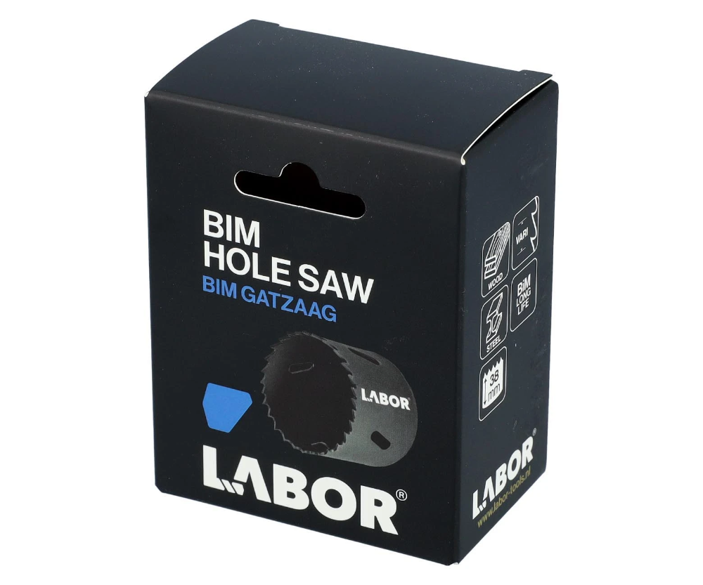 Miniatuur van Labor gatzaag ø40x40mm Bi-metaal vertanding 4/6 TPI (JA004000)