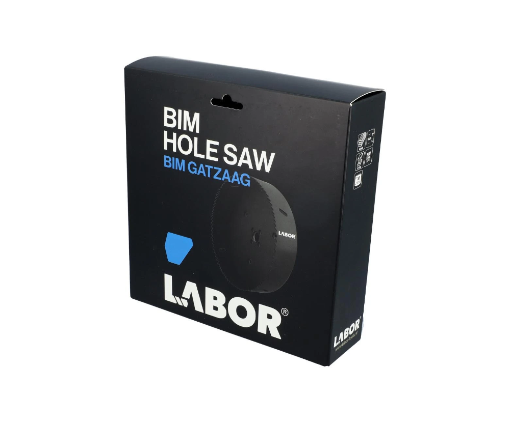 Miniatuur van Labor gatzaag ø133x40mm Bi-metaal vertanding 4/6 TPI (JA013300)