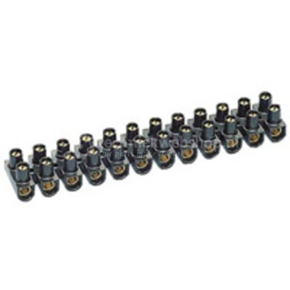 Miniatuur van Legrand lusterklem 12-polig 25 mm2 zwart (034219)