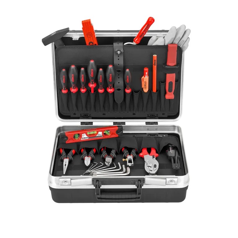 Miniatuur van Cimco gevulde leerlingkoffer gereedschapskoffer 29 delig (170550)