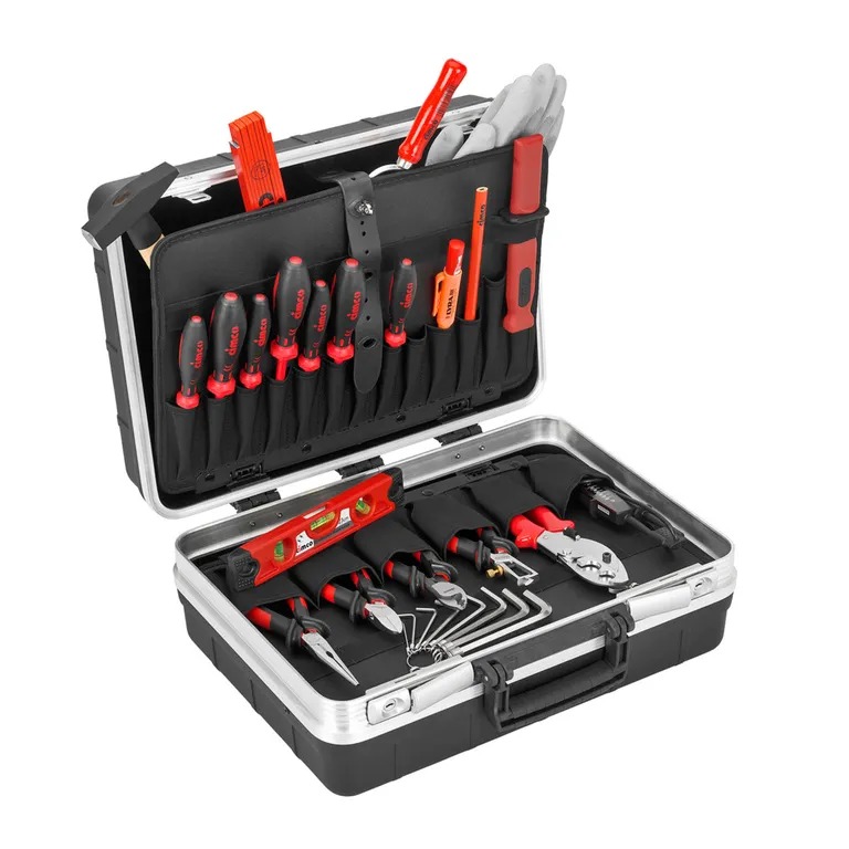 Miniatuur van Cimco gevulde leerlingkoffer gereedschapskoffer 29 delig (170550)
