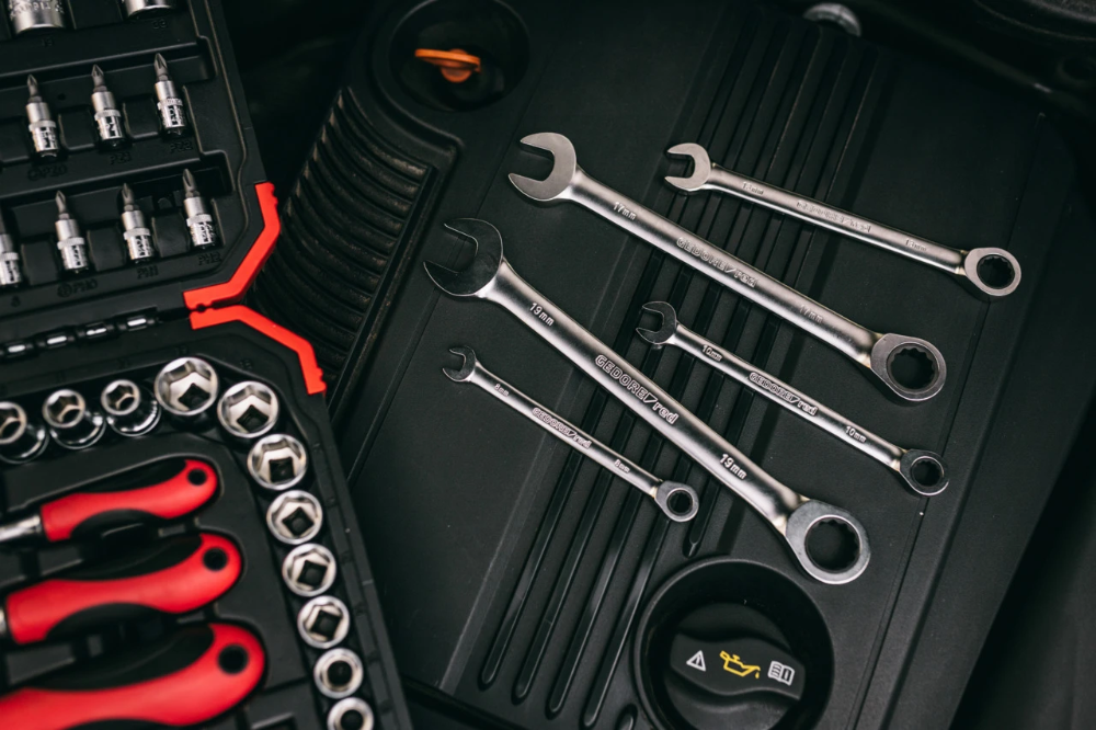 Miniatuur van GEDORE RED ringsratel steeksleutelset 8-19mm 12-delig (R07105012)