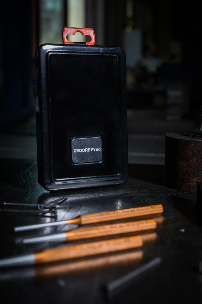 Miniatuur van GEDORE RED slaggereedschapset in cassette 6-delig (R90000006)