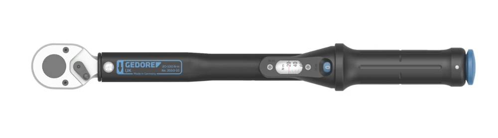 GEDORE momentsleutel Torcoflex 1/2" 20-100Nm lengte 409mm (3550-10 UK) main product photo
