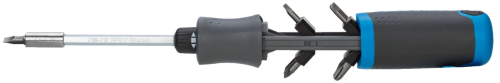 Miniatuur van GEDORE bitschroevendraaier met ratelfunctie 1/4" incl bitset 13-delig (2169-012)