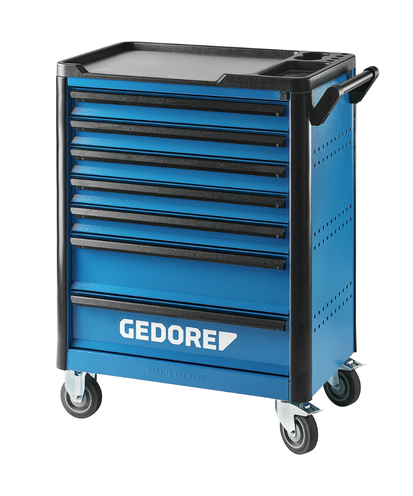 Miniatuur van GEDORE gereedschapswagen workster highline groot met 7 laden 1045x785x510mm - blauw (WHL-L7)