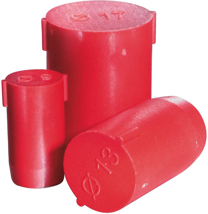 Miniatuur van Wiska blindstop voor sprintwartel 12mm - rood - (10064009)