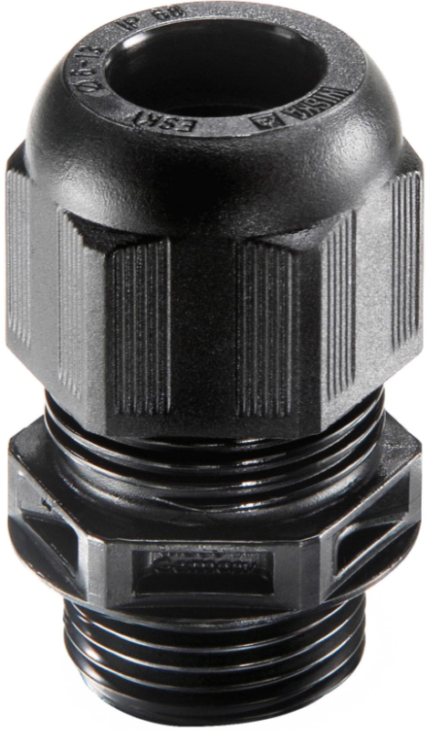 Miniatuur van Wiska wartel M16 doorlaat 4.5-10mm - zwart per 50 stuks (10066121)