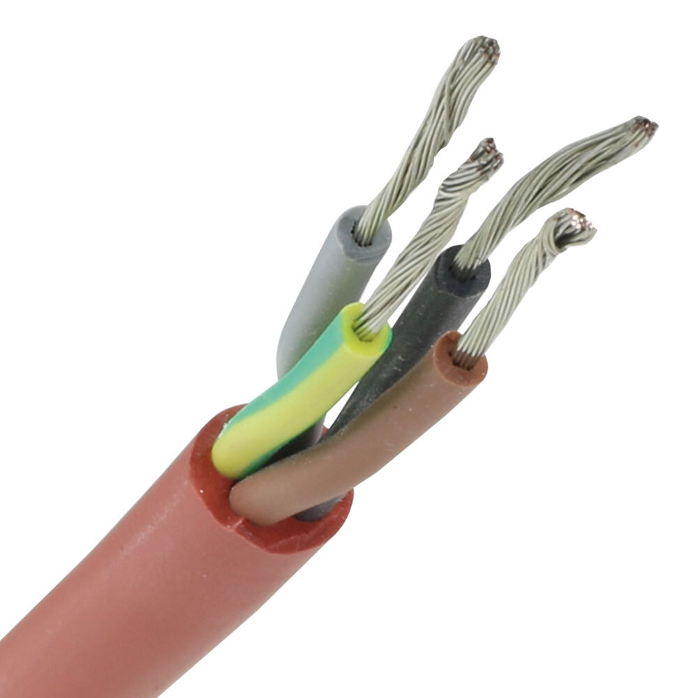 Miniatuur van SIHF siliconenkabel 4x1mm2 per meter