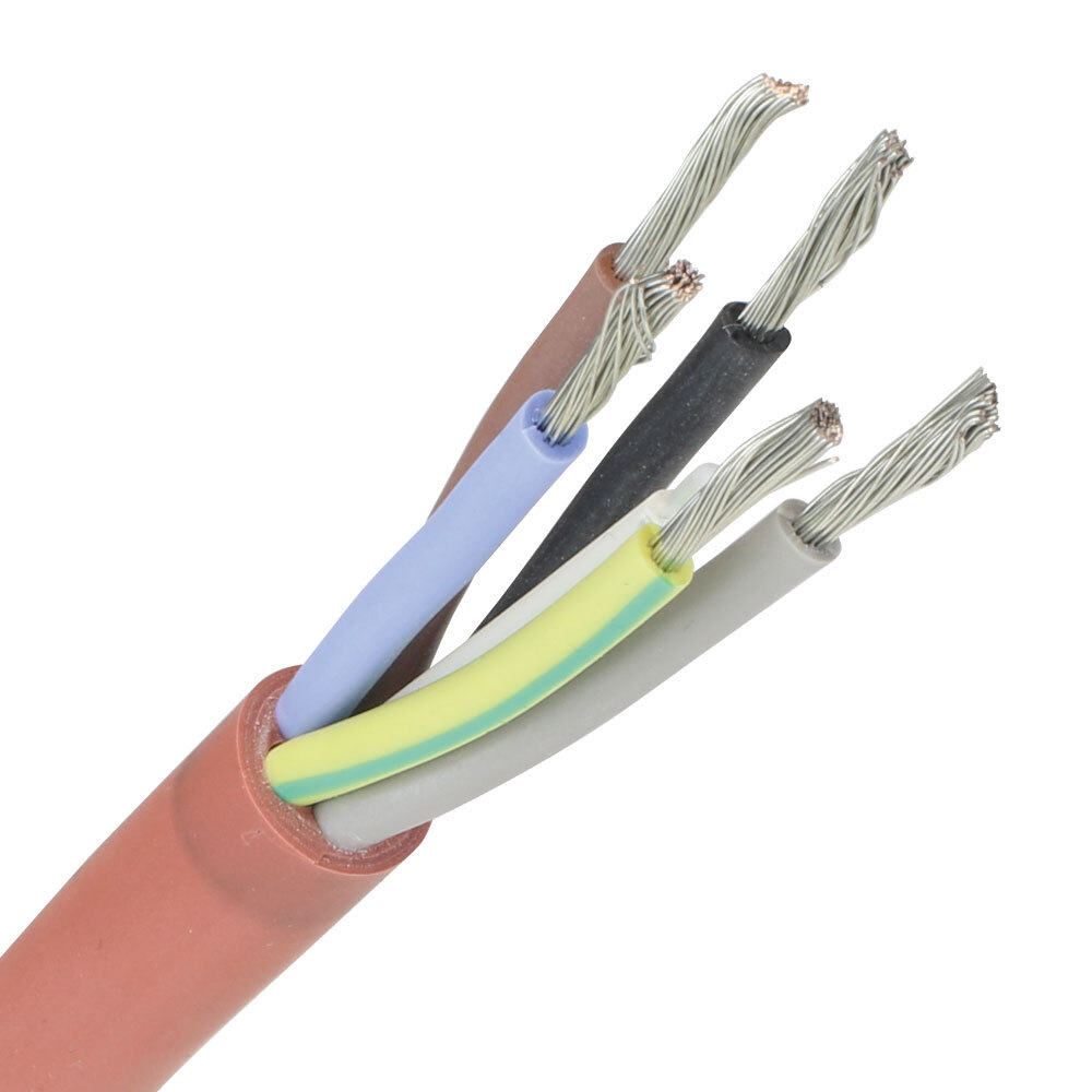Miniatuur van SIHF siliconenkabel 5x1.5mm2 per rol 100 meter