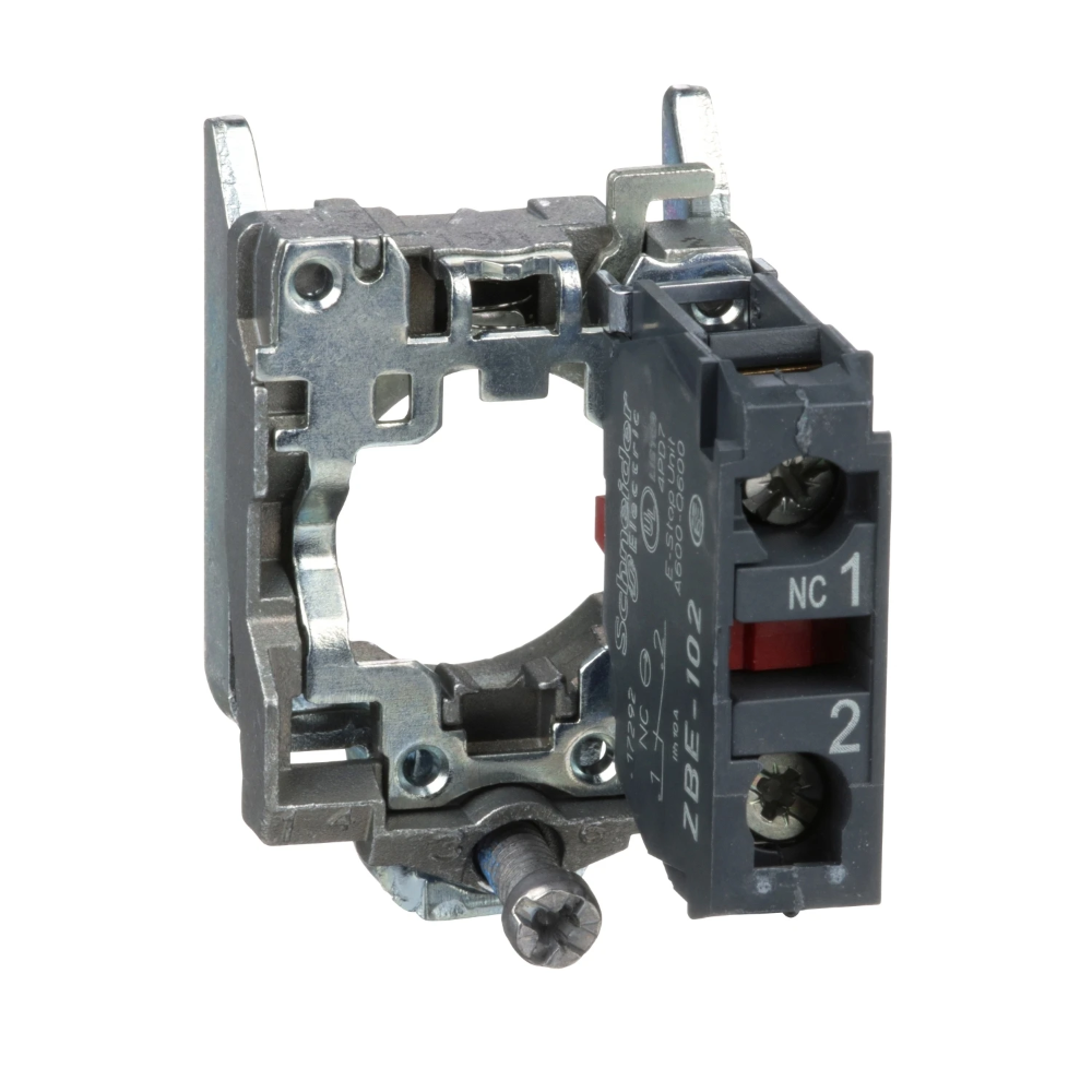 Miniatuur van Schneider Electric Harmony XB4 lichaam voor drukknop Ø22mm 1NC (ZB4BZ102)