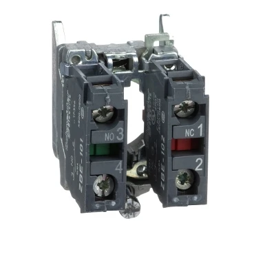 Miniatuur van Schneider Electric Harmony XB4 lichaam voor drukknop Ø22mm 1NO + 1NC (ZB4BZ105)