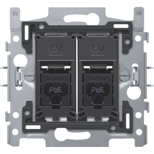 Hoe sluit je een Niko UTP stopcontact aan?